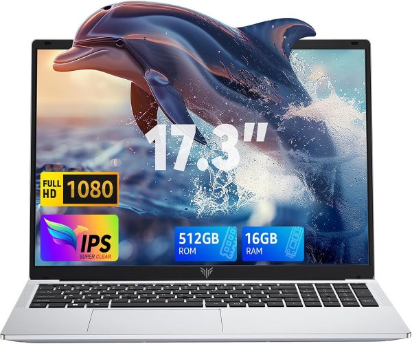 2025 Laptop,17.3-Inch FHD Display